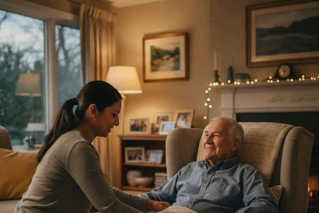 24-Hour & Live-In Care provided by a Godaelli caregiver for a senior at home in Virginia