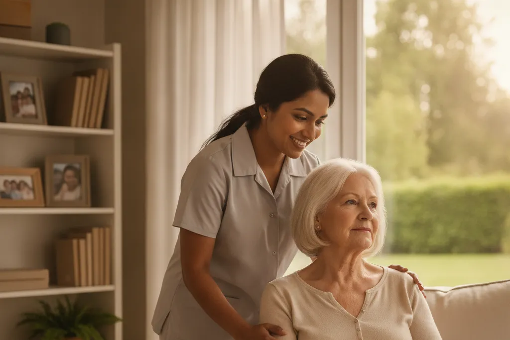 Dementia & Alzheimer's Care provided by a Godaelli caregiver for a senior at home in Virginia