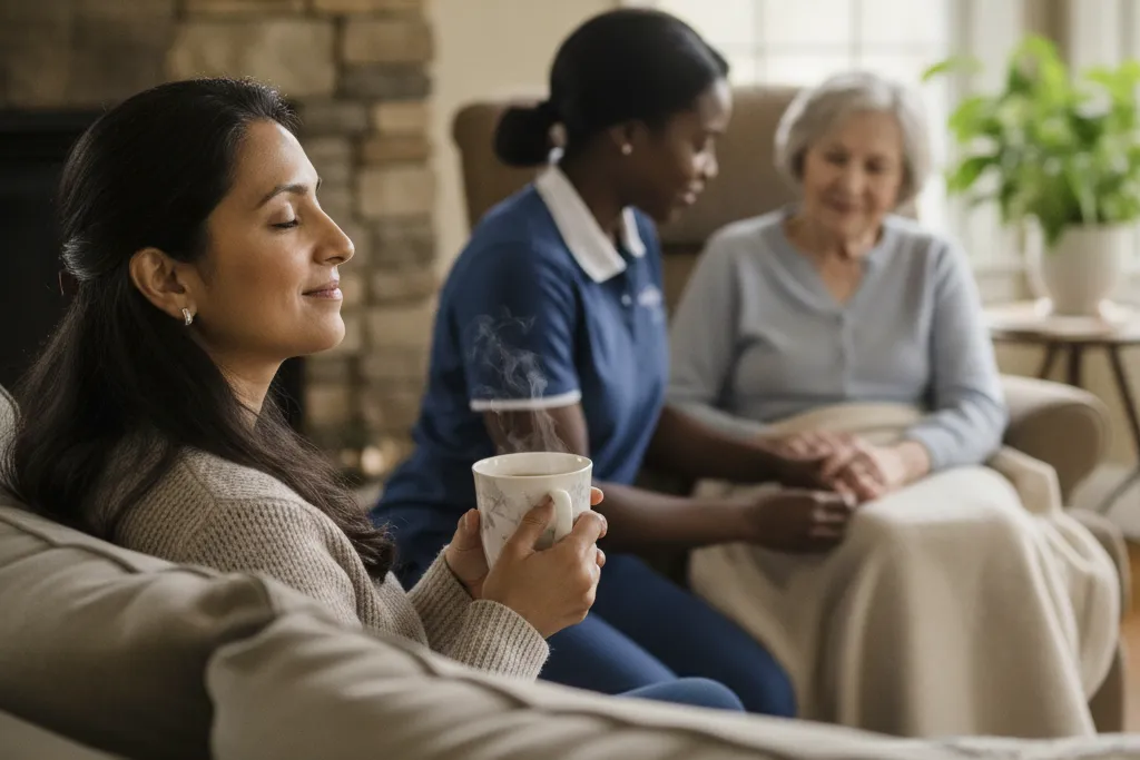 Respite Care provided by a Godaelli caregiver for a senior at home in Virginia